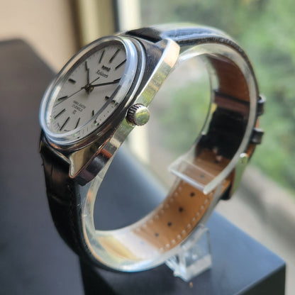 Vintage Original HMT Kohinoor Hand Winding 17 Jewels White Face Men's Wrist Watch HM161