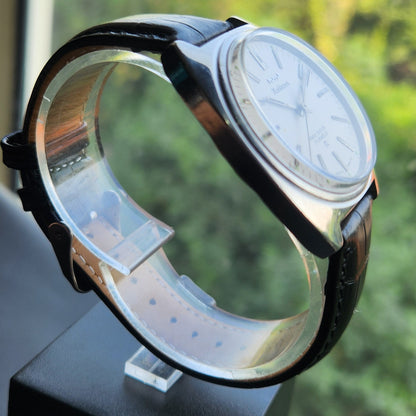 Vintage Original HMT Kohinoor Hand Winding 17 Jewels White Face Men's Wrist Watch HM161