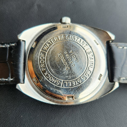 Vintage Original HMT Kohinoor Hand Winding 17 Jewels White Face Men's Wrist Watch HM161