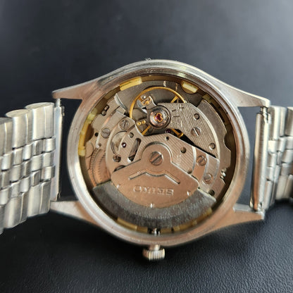 Vintage 1984 Original Seiko 5 Automatic 6309-8920 Grey Face 17 Jewels Day-Date Japanese Men's Wrist Watch SK29