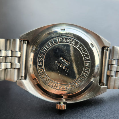 Vintage Original HMT Chirag Hand Winding 17 Jewels Gold Face Men's Wrist Watch HM167
