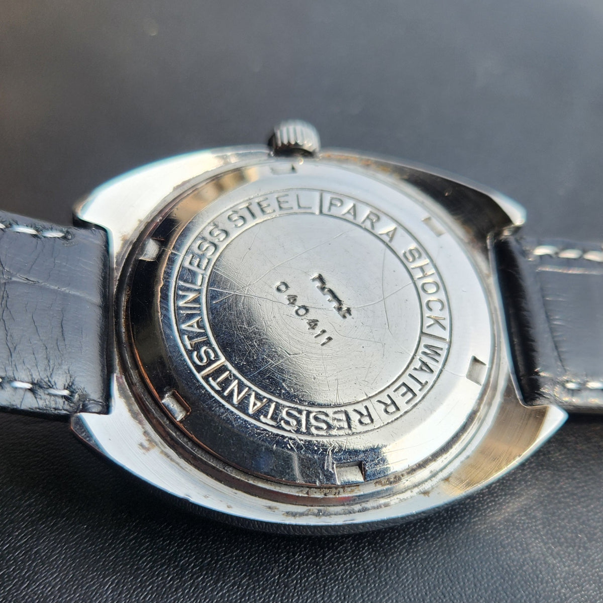 Vintage Original HMT Kohinoor Hand Winding 17 Jewels White Face Men's Wrist Watch HM176