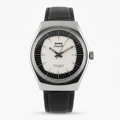 Vintage Original HMT Sarathi Hand Winding 17 Jewels White Face Men's Wrist Watch HM139