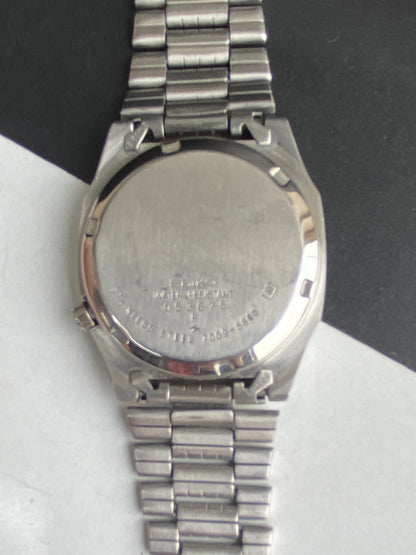 Vintage 1980 Original Seiko 5 Automatic 7009-5860 Golden Face 17 Jewels Day-Date Japanese Men's Wrist Watch E92