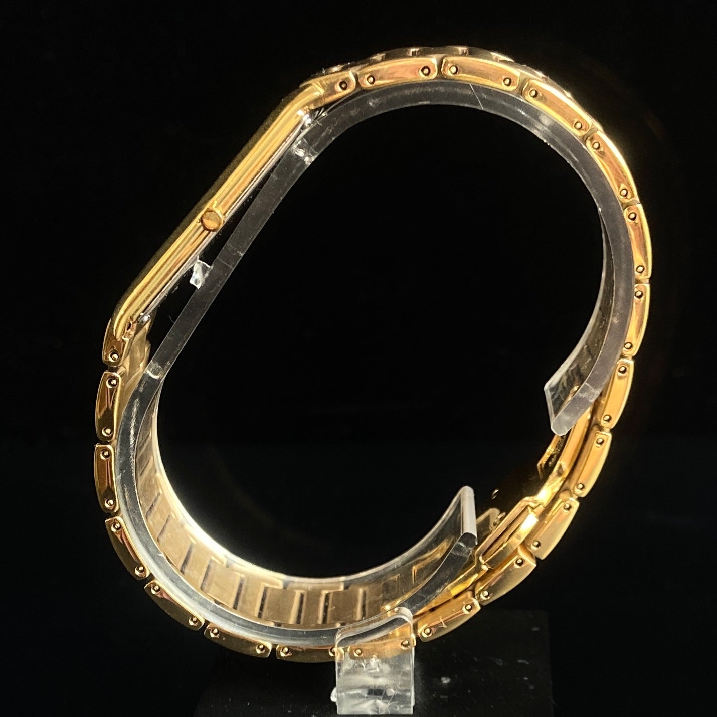 Original TITAN EDGE 1043BBD31 Rectangular Black Face 25MM Case Men's Watch k27