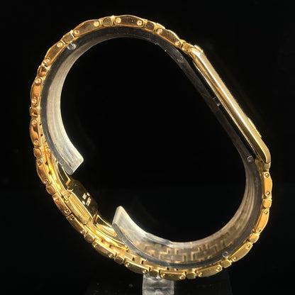 Original TITAN EDGE 1044SBB Barrel Golden Face 29MM Case Men's Watch k30