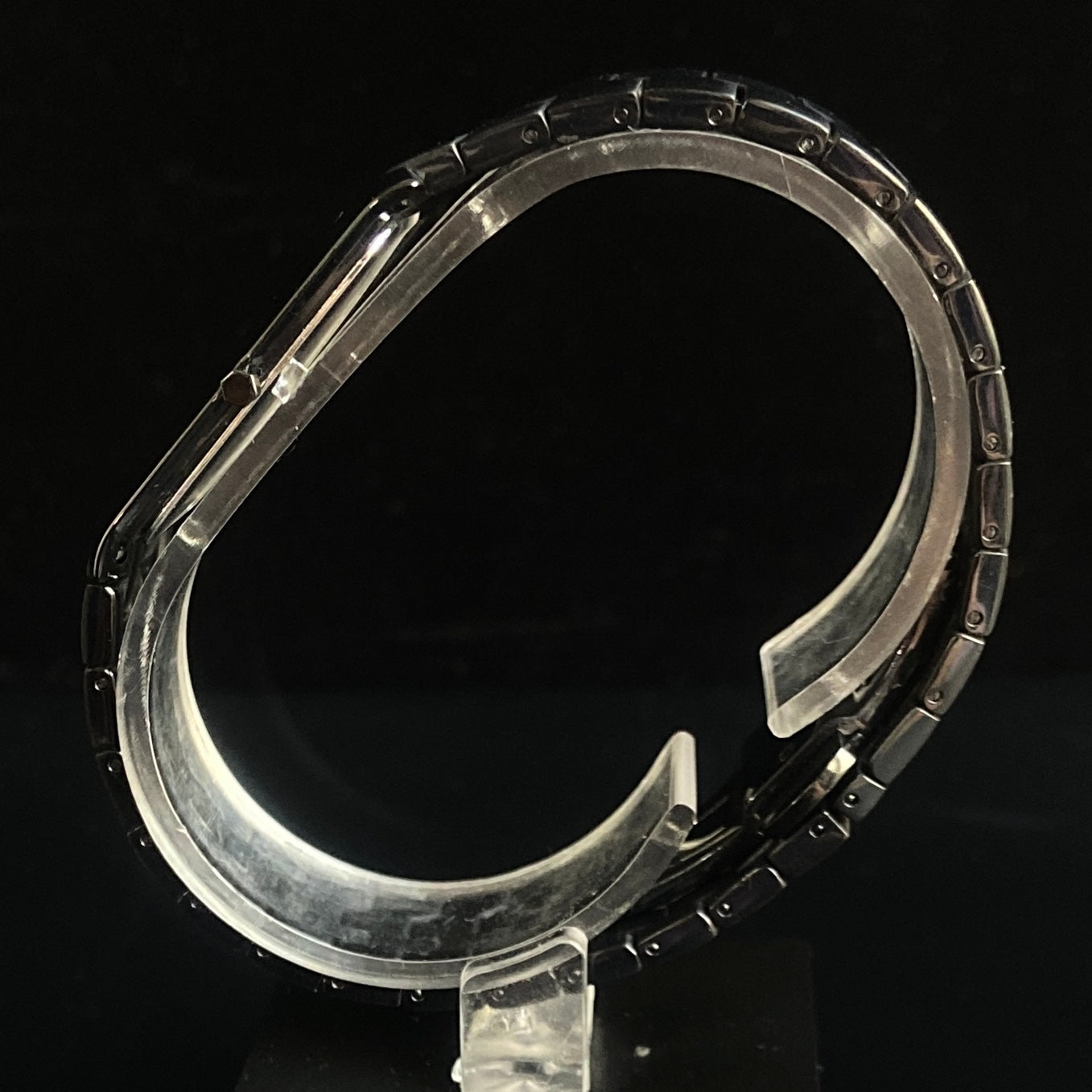 Original TITAN EDGE 1043YCA Rectangular Black Face 25MM Case Men's Watch K36