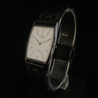 Original TITAN EDGE 1044YCB Barrel White Face 29MM Case Men's Watch K39