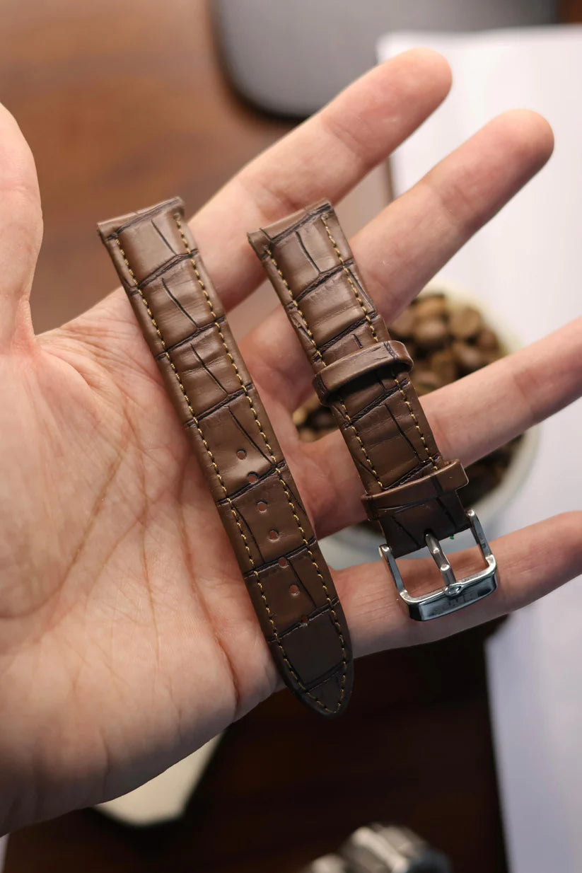 Croc Leather Watch Strap (18mm) for Automatic Mechanical Watches I61