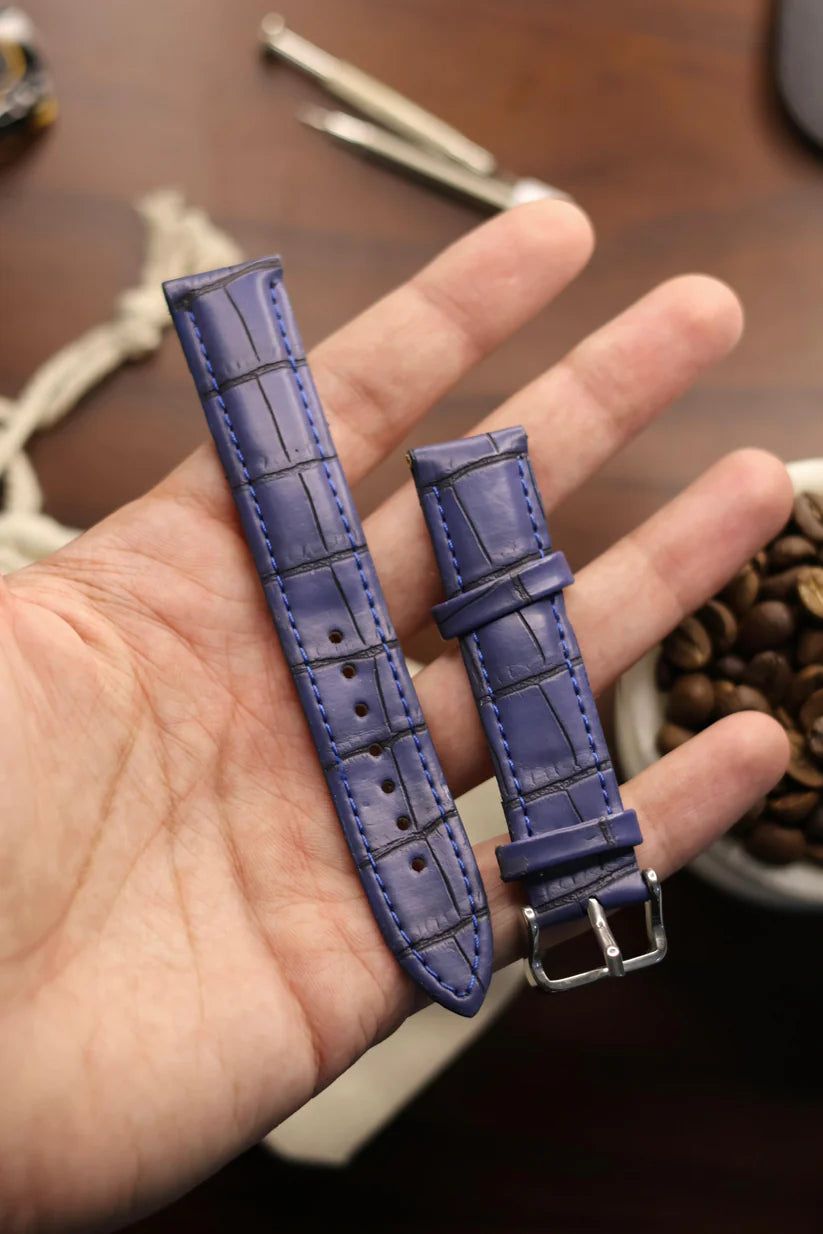 Croc Leather Watch Strap (18mm) for Automatic Mechanical Watches I61