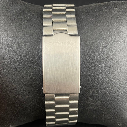 Vintage Original Seiko 5 Automatic Black Face Cal. 7009 Men's Wrist Watch Serviced.
