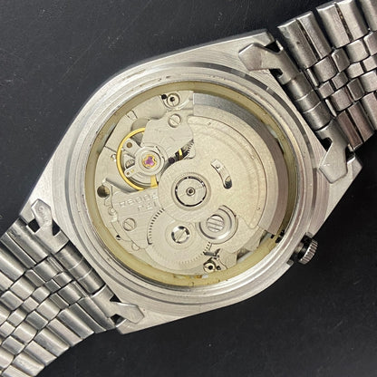 Vintage Original Seiko 5 Automatic White Face Cal. 7009 Men's Wrist Watch Serviced.