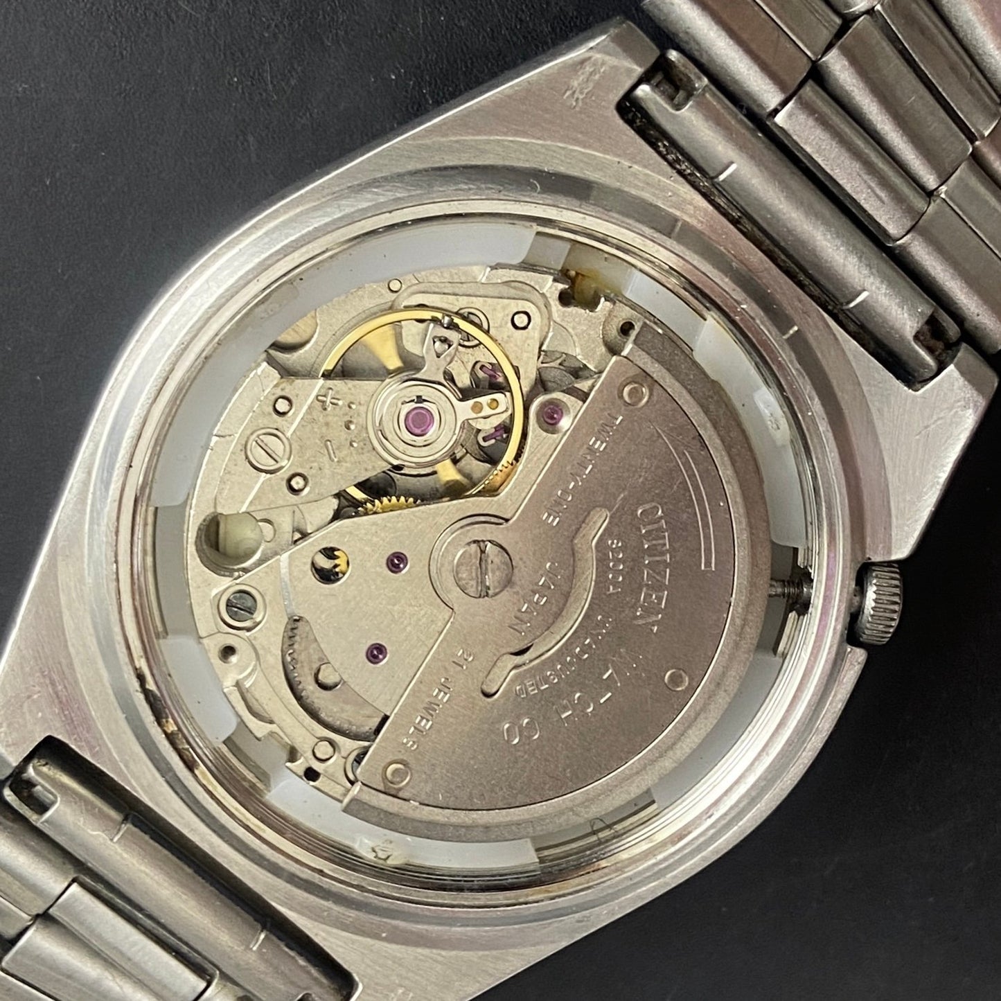 Vintage Original Citizen Gray face Cal. 8200 Automatic 21 Jewels Men,s Wrist Watch
