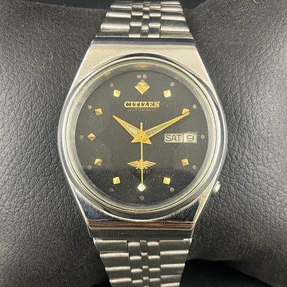 Vintage Original Citizen Black face Cal. 8200 Automatic 21 Jewels Men,s Wrist Watch