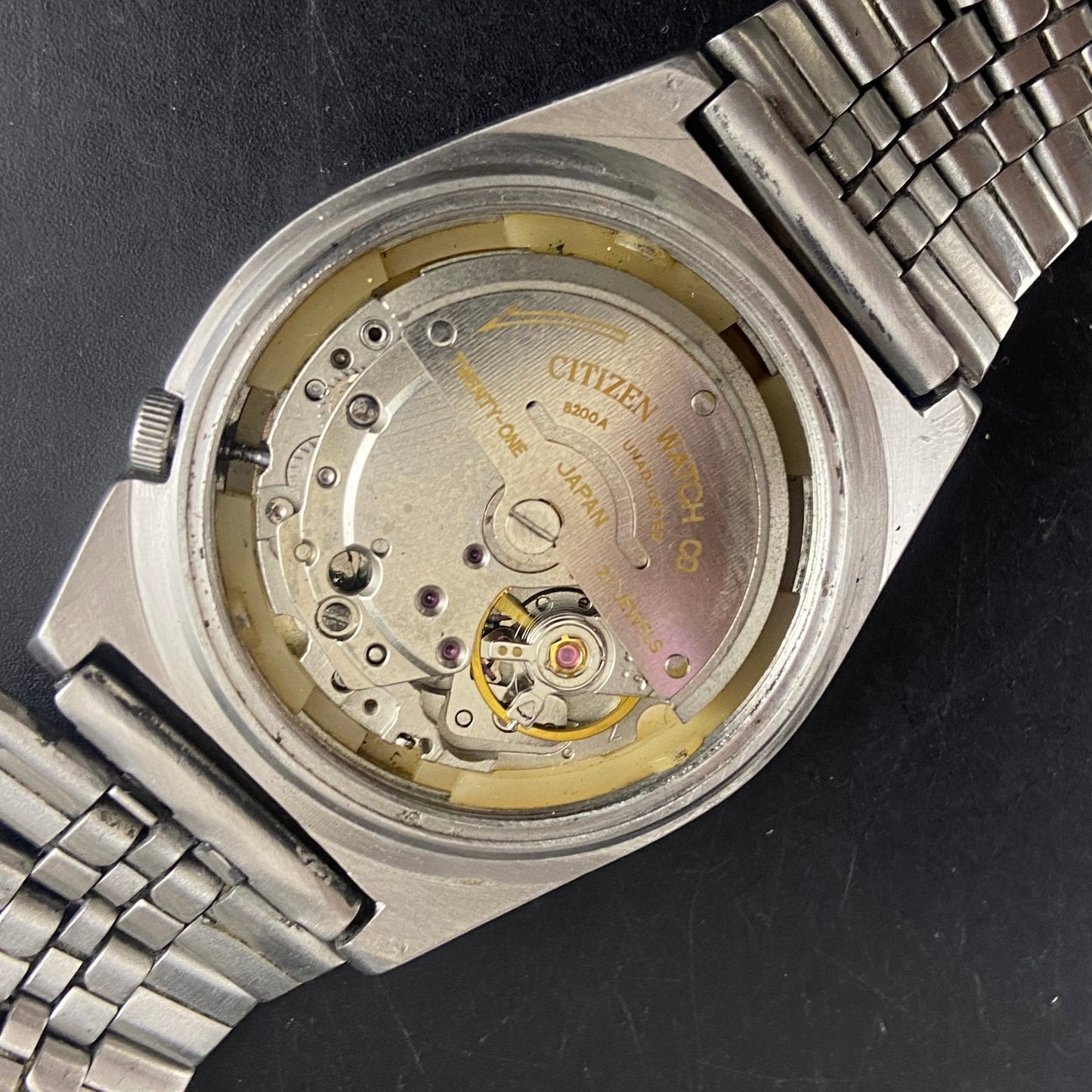 Vintage Original Citizen White face Cal. 8200 Automatic 21 Jewels Men,s Wrist Watch