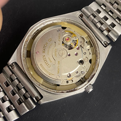 Vintage Original Citizen Black face Cal. 8200 Automatic 21 Jewels Men,s Wrist Watch
