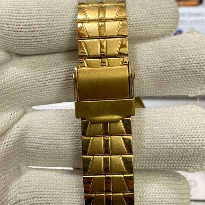 Vintage Seiko 5 Gold Plated Automatic17Jewels Cal. 6309 Silver Face Men's Wrist Watch SC02