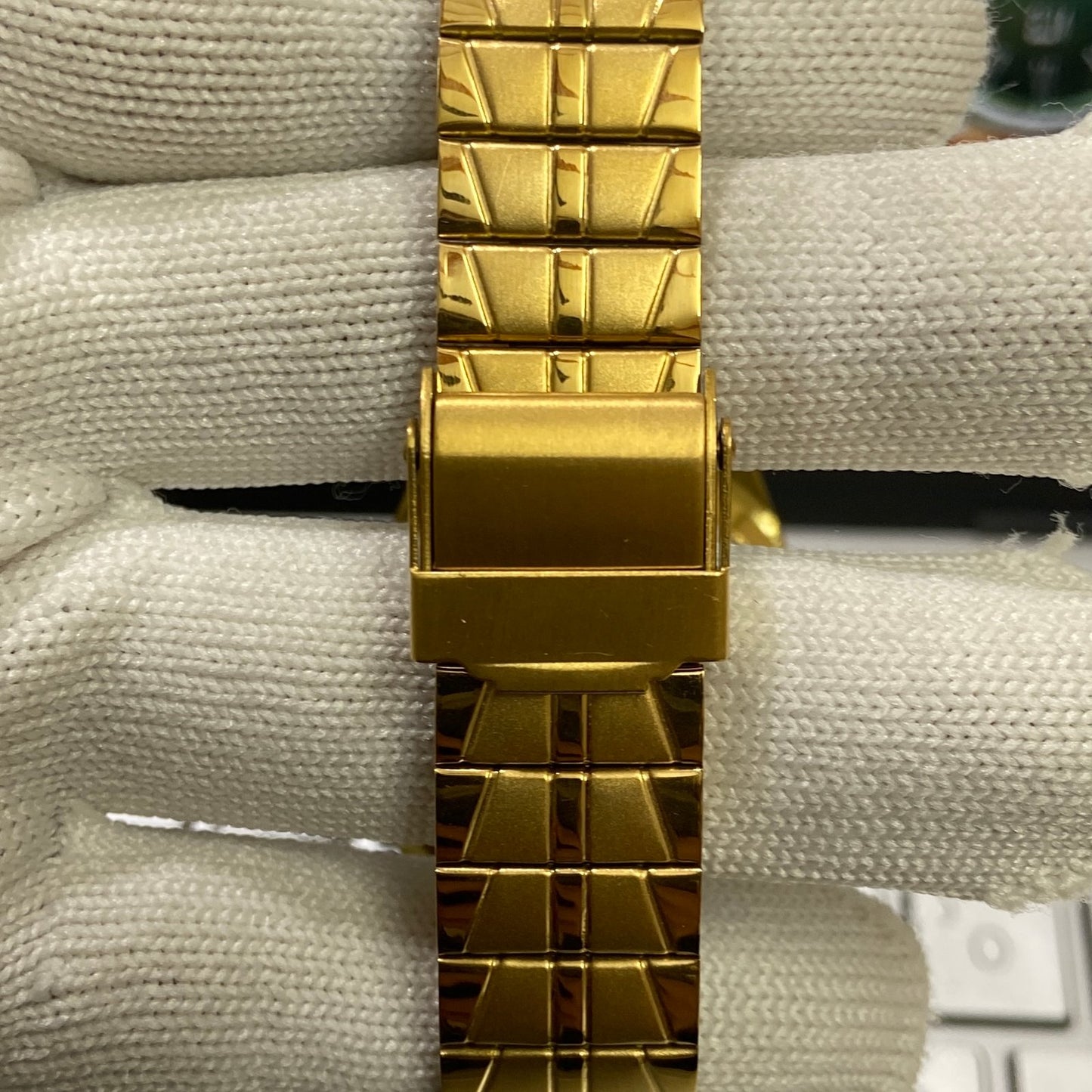 Vintage Seiko 5 Gold Plated Automatic 17Jewels Cal. 6309 Golden Face Men's Wrist Watch SC06
