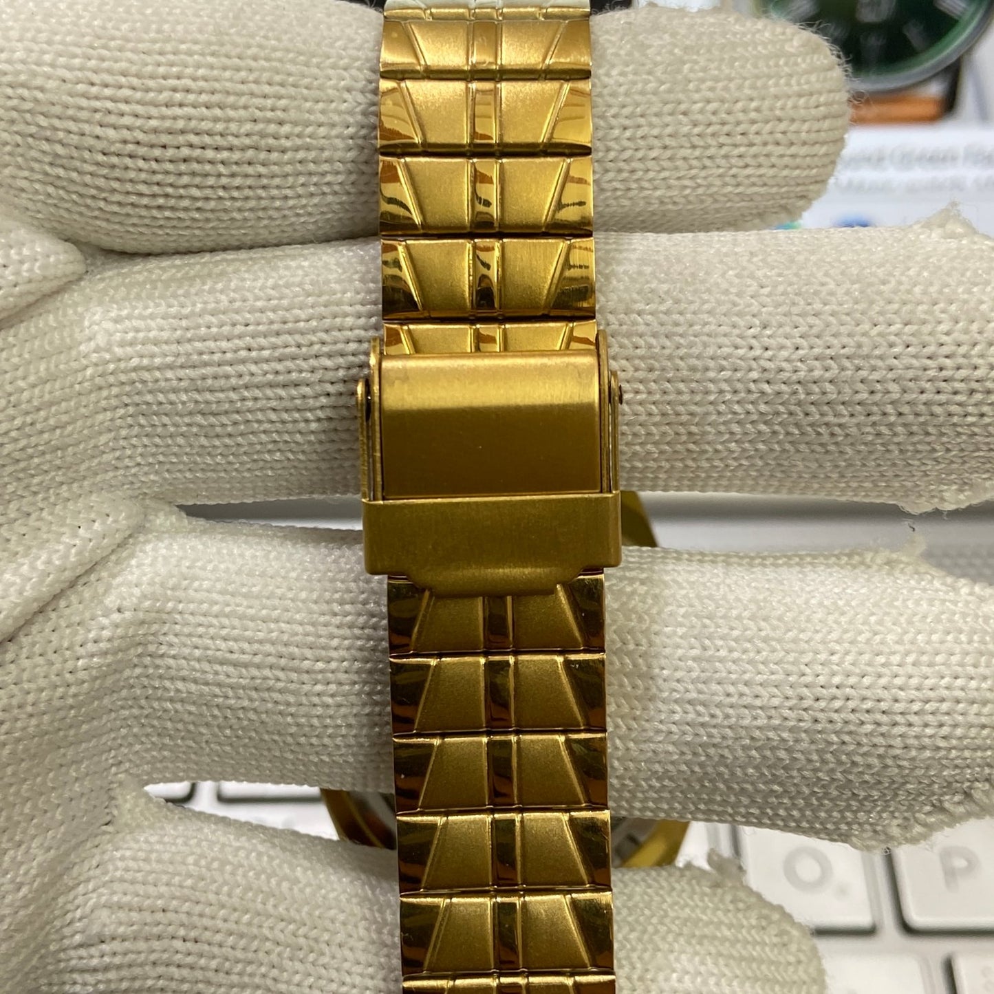 Vintage Seiko 5 Gold Plated Automatic 17 Jewels Cal. 6309 Blue Face Men's Wrist Watch SC09