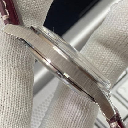 Vintage HMT Devanagari Hand Winding 17 Jewels White Face Red  Band Men's Wrist Watch B20