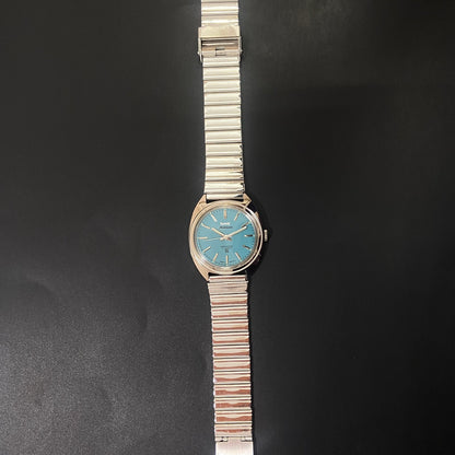 Vintage HMT Kohinoor Hand Winding 17 Jewels Sea Green Face Men's Wrist Watch B71