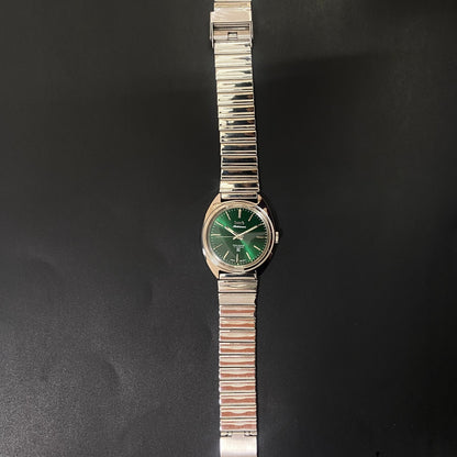 Vintage HMT Kohinoor Hand Winding 17 Jewels Green Face Men's Wrist Watch B73