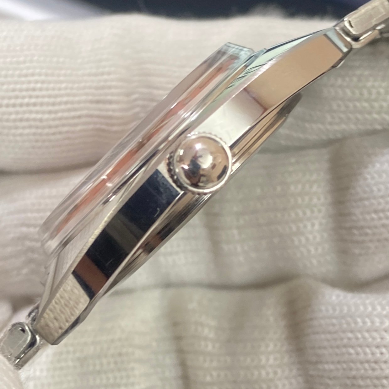 Vintage HMT Kohinoor Hand Winding 17 Jewels Peach Face Men's Wrist Watch B74
