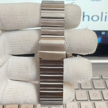 Vintage HMT Devanagari Hand Winding 17 Jewels Silver Face Men's Wrist Watch C33