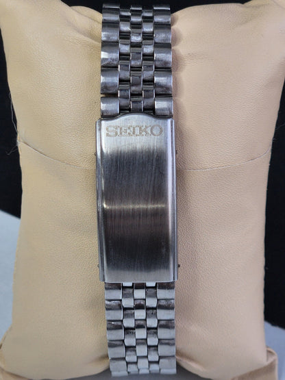 Vintage Mod Seiko 5 Automatic 6309A 17 Jewels Japan Men's Day-Date Copper Face Wrist Watch E12