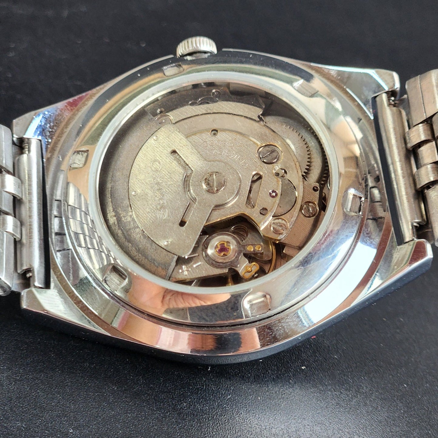 Vintage Mod Seiko 5 Automatic White Face 6309A 17 Jewels Japan Men's Date Wrist Watch E42