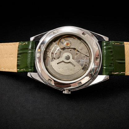 Vintage MOD Seiko 5 Green Face Automatic Cal. 6309 Men's Wrist Watch SK00012